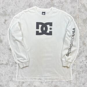 2000's DC Shoes Graphic Sleeve Hit Long Sleeve Shirt